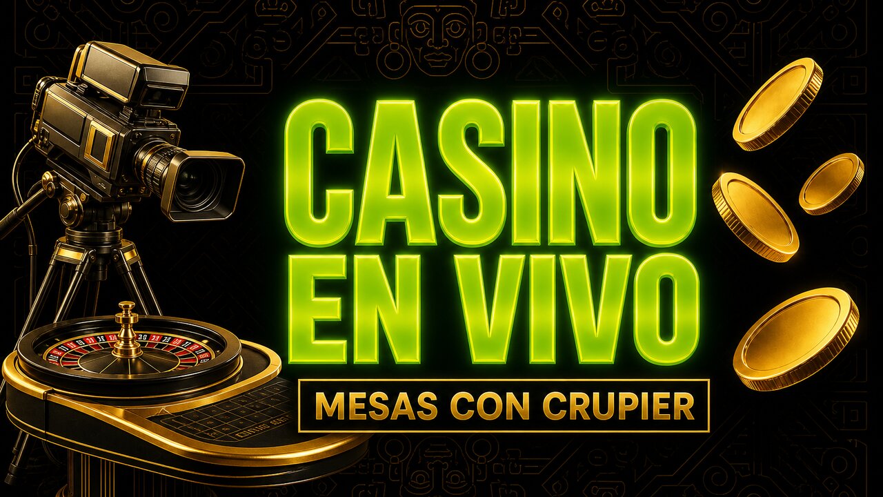 Casino en vivo: mesas con crupier (Crazy Time va aquí)