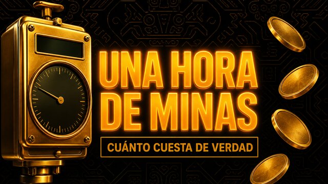 Costo de una hora en minas
